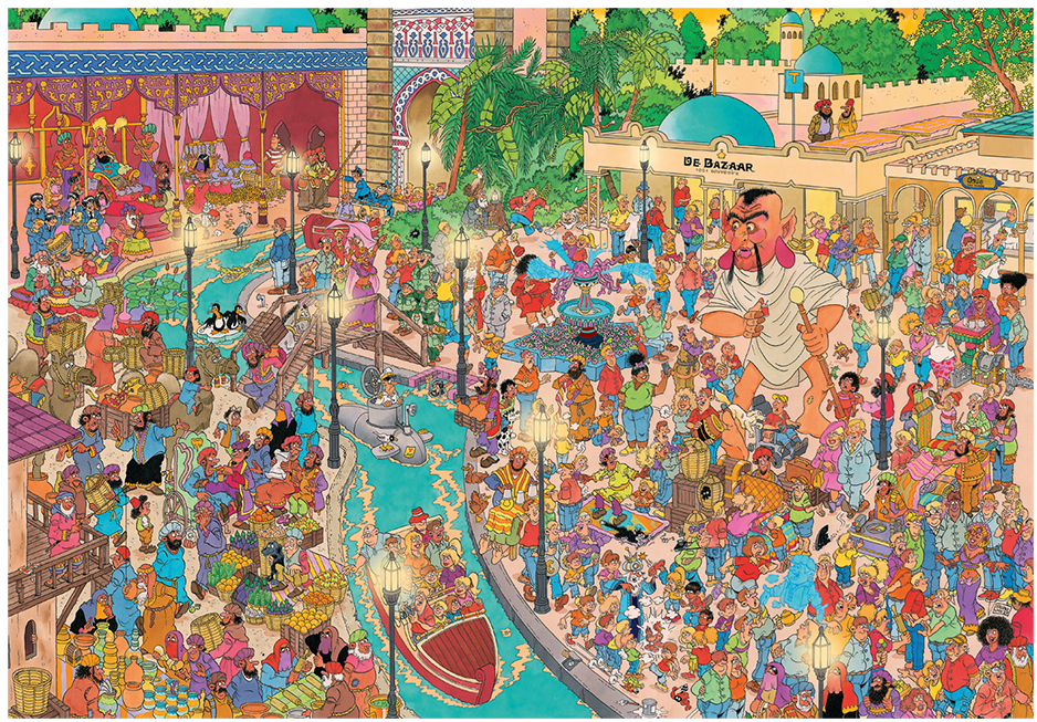 Fata Morgana | Jan van Haasteren Efteling | 5000 stukjes