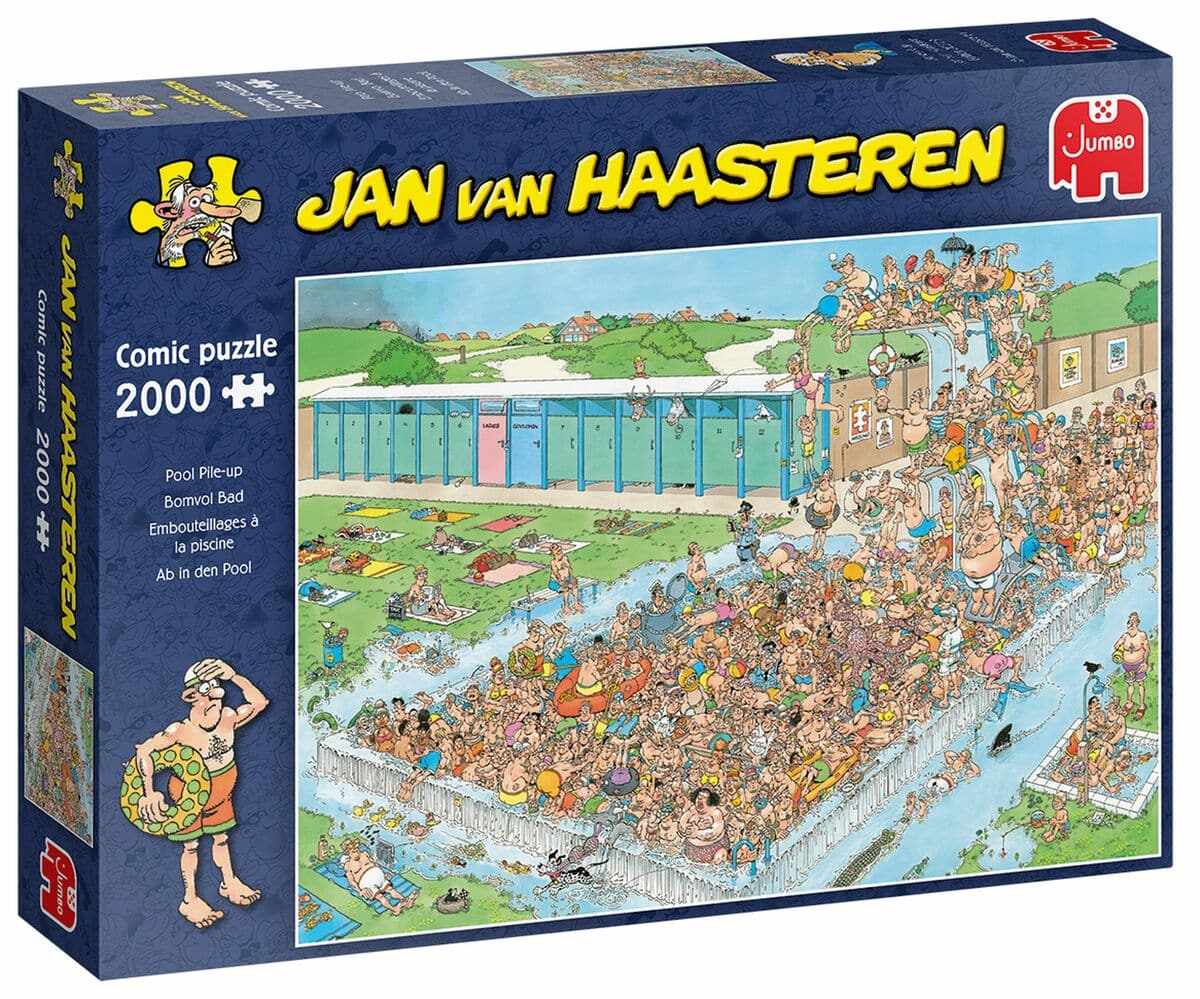 Bomvol Bad | Jan van Haasteren | 2000 stukjes