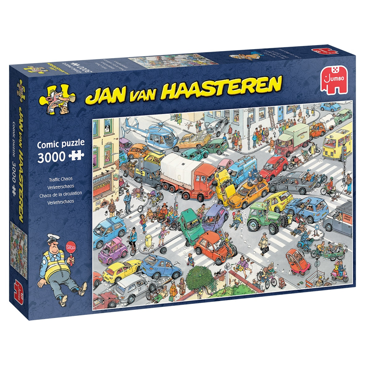 Verkeerschaos | Jan van Haasteren | 3000 stukjes