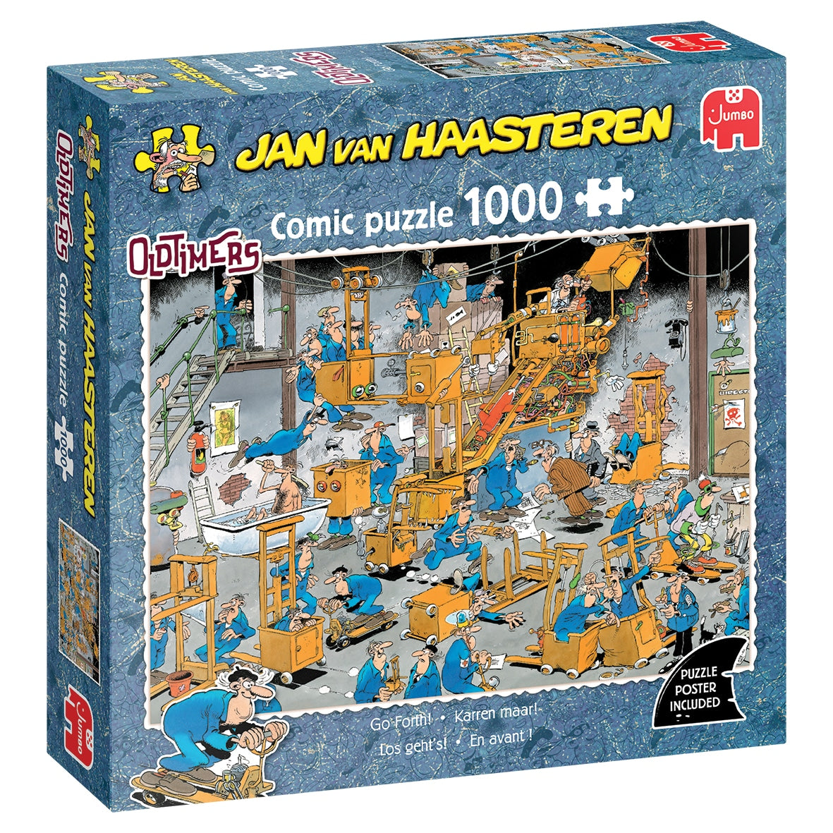 Oldtimers - Karren Maar! | Jan van Haasteren | 1000 stukjes