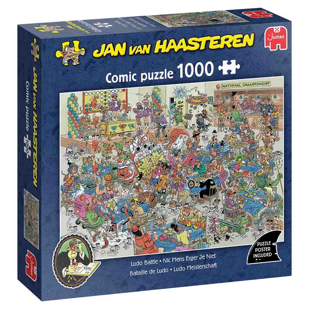 Mens Erger je Niet | Jan van Haasteren | 1000 stukjes