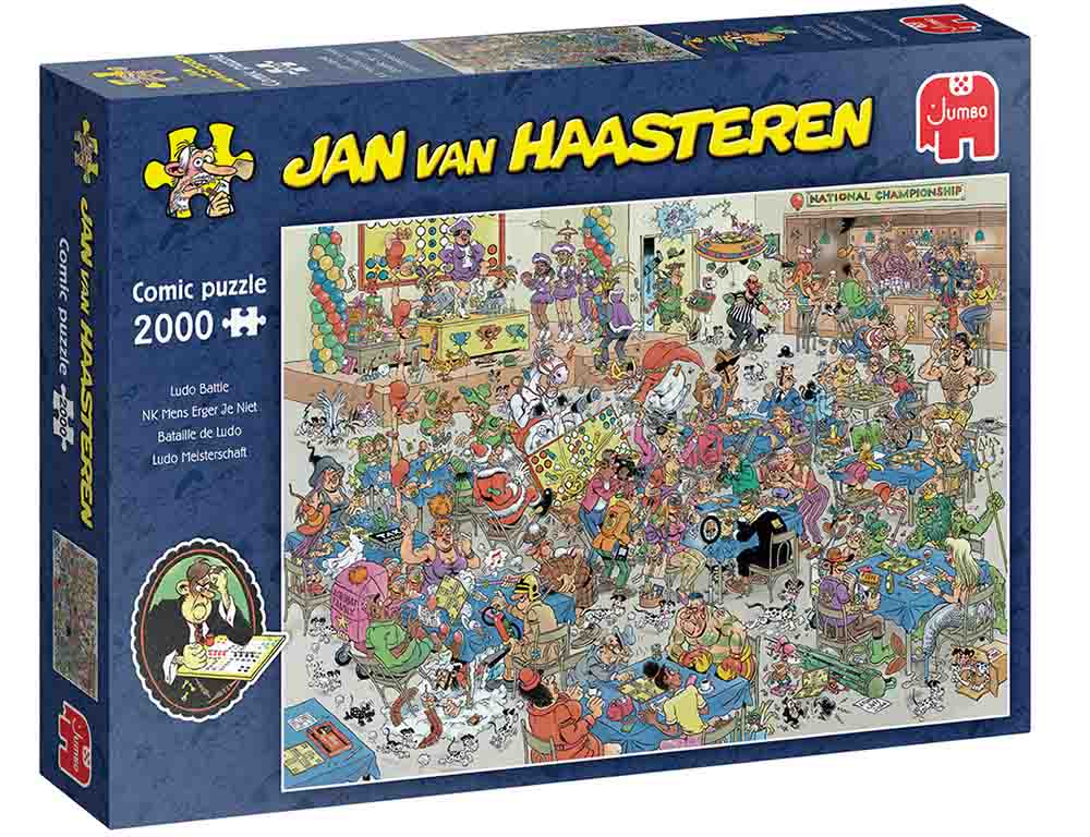 Mens Erger je Niet | Jan van Haasteren | 2000 stukjes