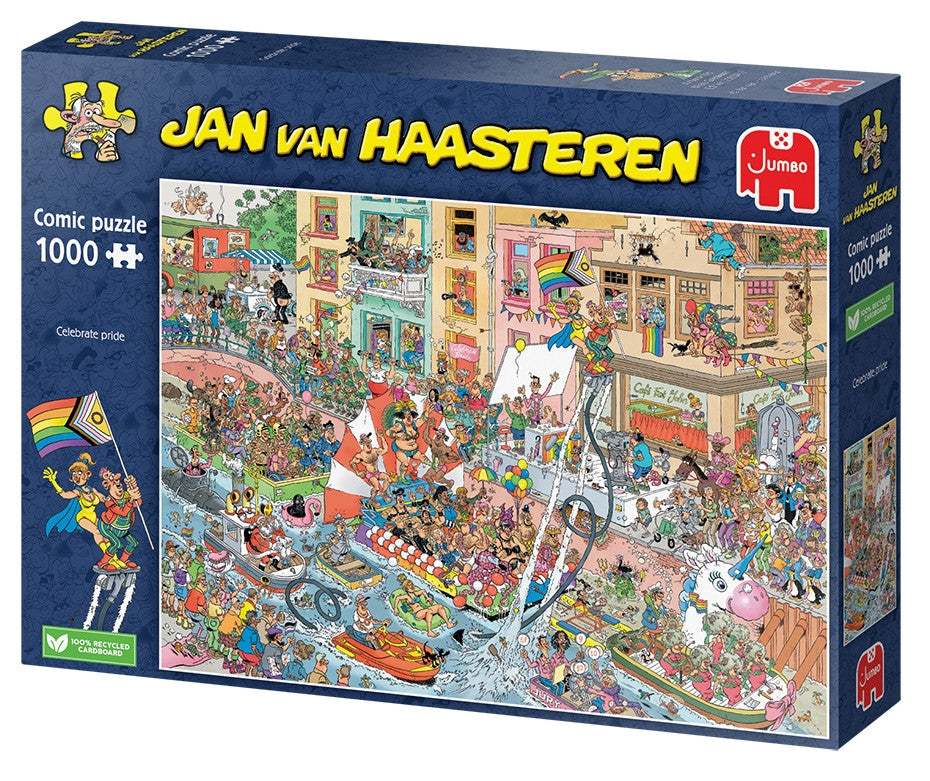 Nieuw: Celebrate Pride Jan van Haasteren puzzel in 1000 stukjes