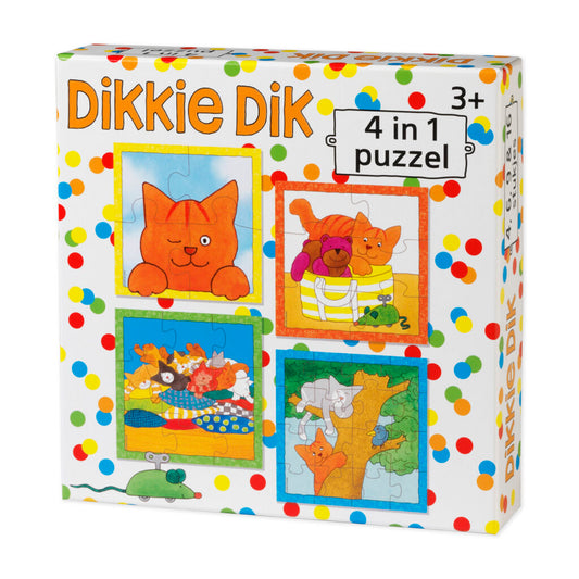 Dikkie dik 4-1 Puzzel | 4- 6- 9- en 16 stukjes