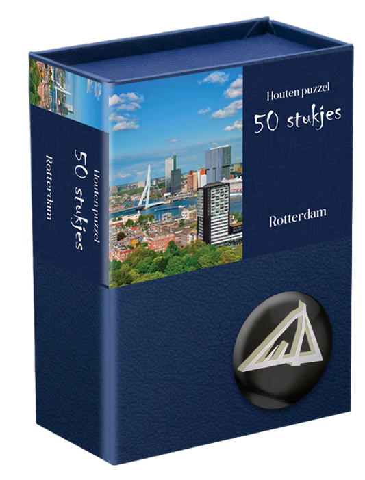 20% korting | Serie houten stedenpuzzels | 12 steden |3x Belgie + 9x Nederland | 50 stukjes per puzzel