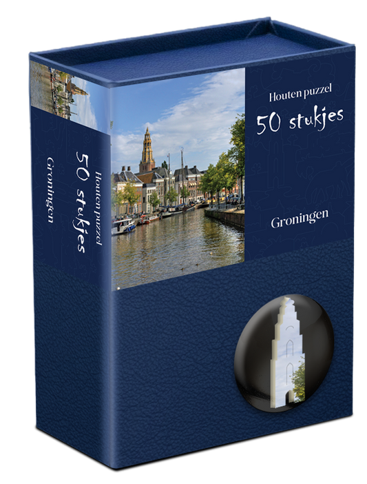 Houten Puzzel Groningen | 50 stukjes