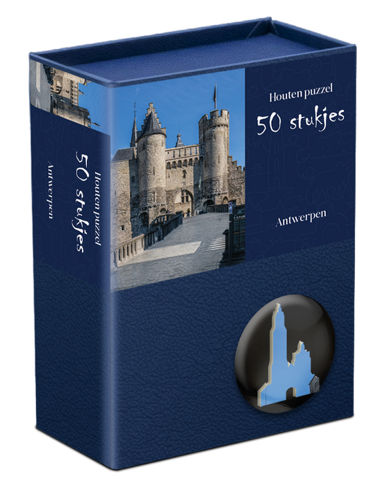 Houten Puzzel Antwerpen | 50 stukjes