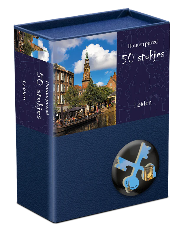 20% korting | Serie houten stedenpuzzels | 12 steden |3x Belgie + 9x Nederland | 50 stukjes per puzzel