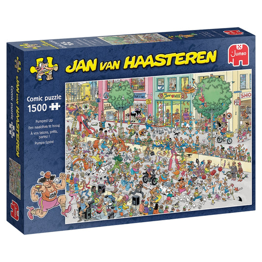 Een Naaldhak te Hoog | Jan van Haasteren | 1500 stukjes