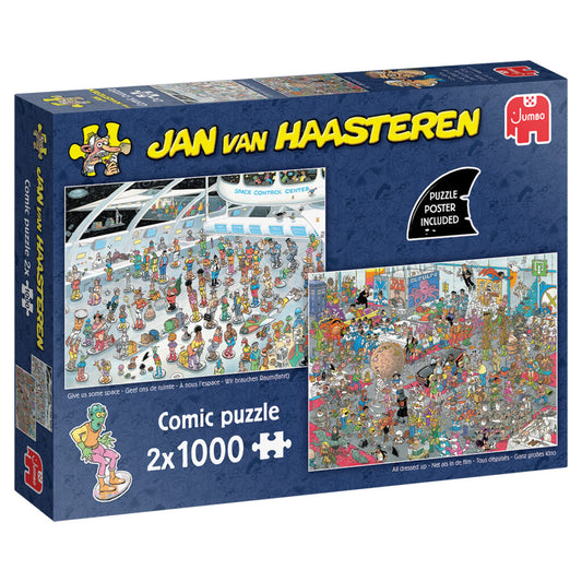 PRE-ORDER!! Geef ons de ruimte & Net als in de film | Jan van Haasteren | 2×1000 stukjes