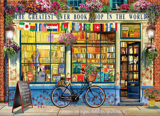 Eurographics | The Greatest Bookstore in the World Puzzel  | 1.000 stukjes