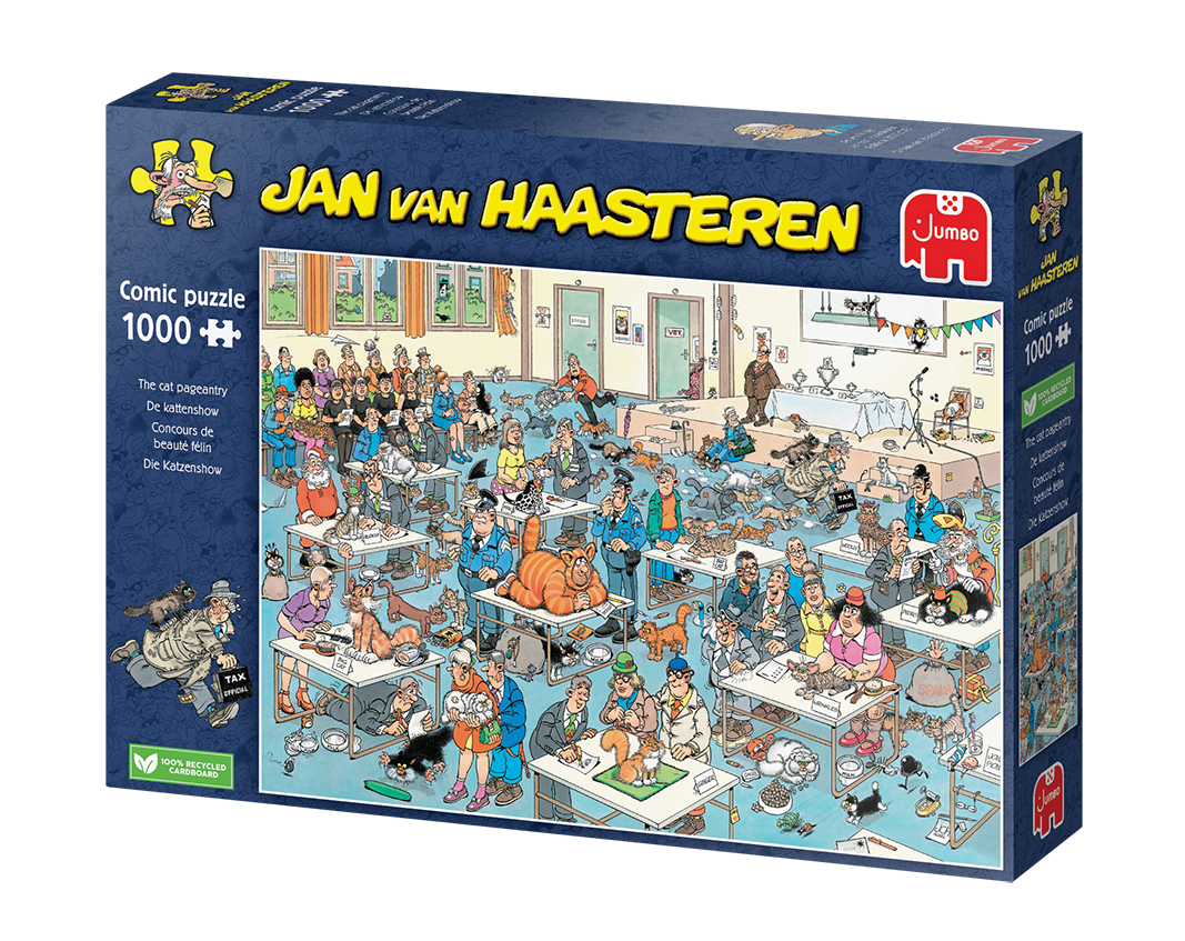 Jan van Haasteren | De Kattenshow | 1000 stukjes