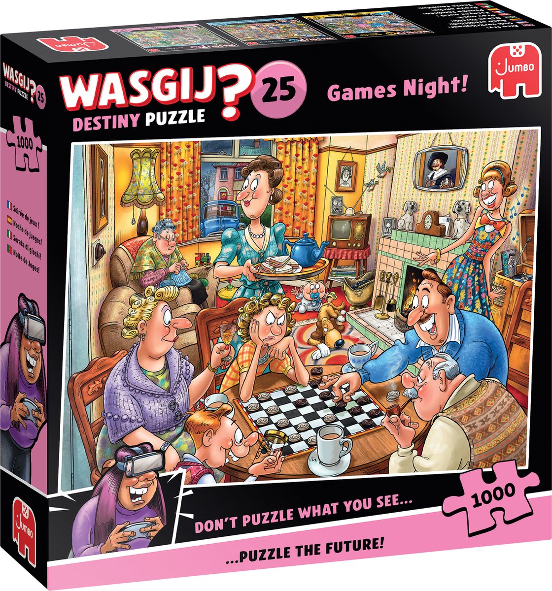 Wasgij Destiny 25 | Spelletjesavond! | Puzzel - 1.000 stukjes