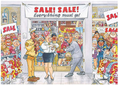 Wasgij Retro Mystery 7 | Everything Must Go! | 1.000 stukjes