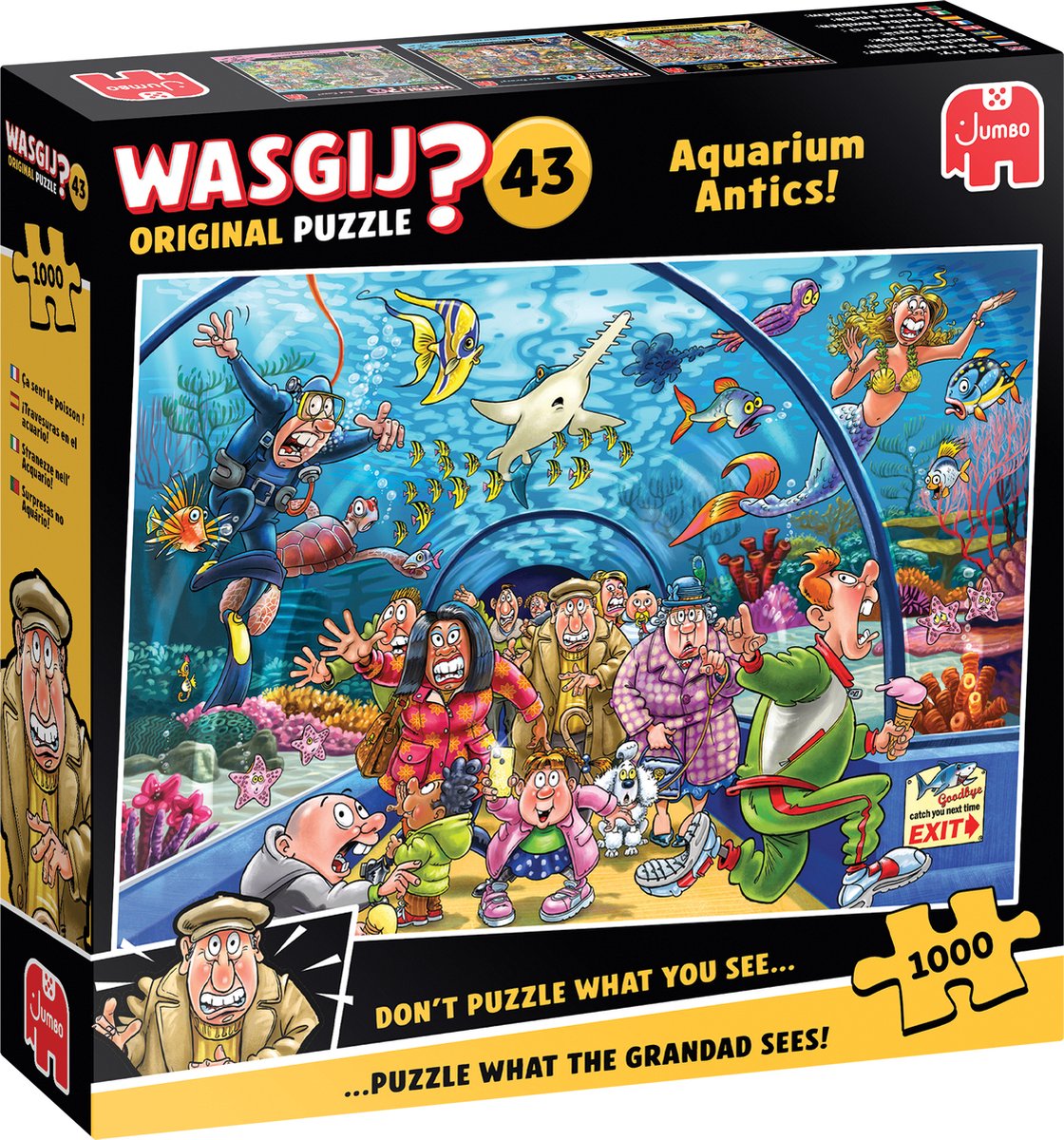 Wasgij Original 43 | Aquarium Capriolen! | Puzzel - 1.000 stukjes