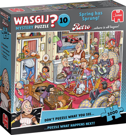 Wasgij Retro Mystery 10 | De Voorjaars-schoonmaak! | 1.000 stukjes