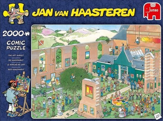 De Kunstmarkt | Jan van Haasteren (Jumbo) | 2000stuks