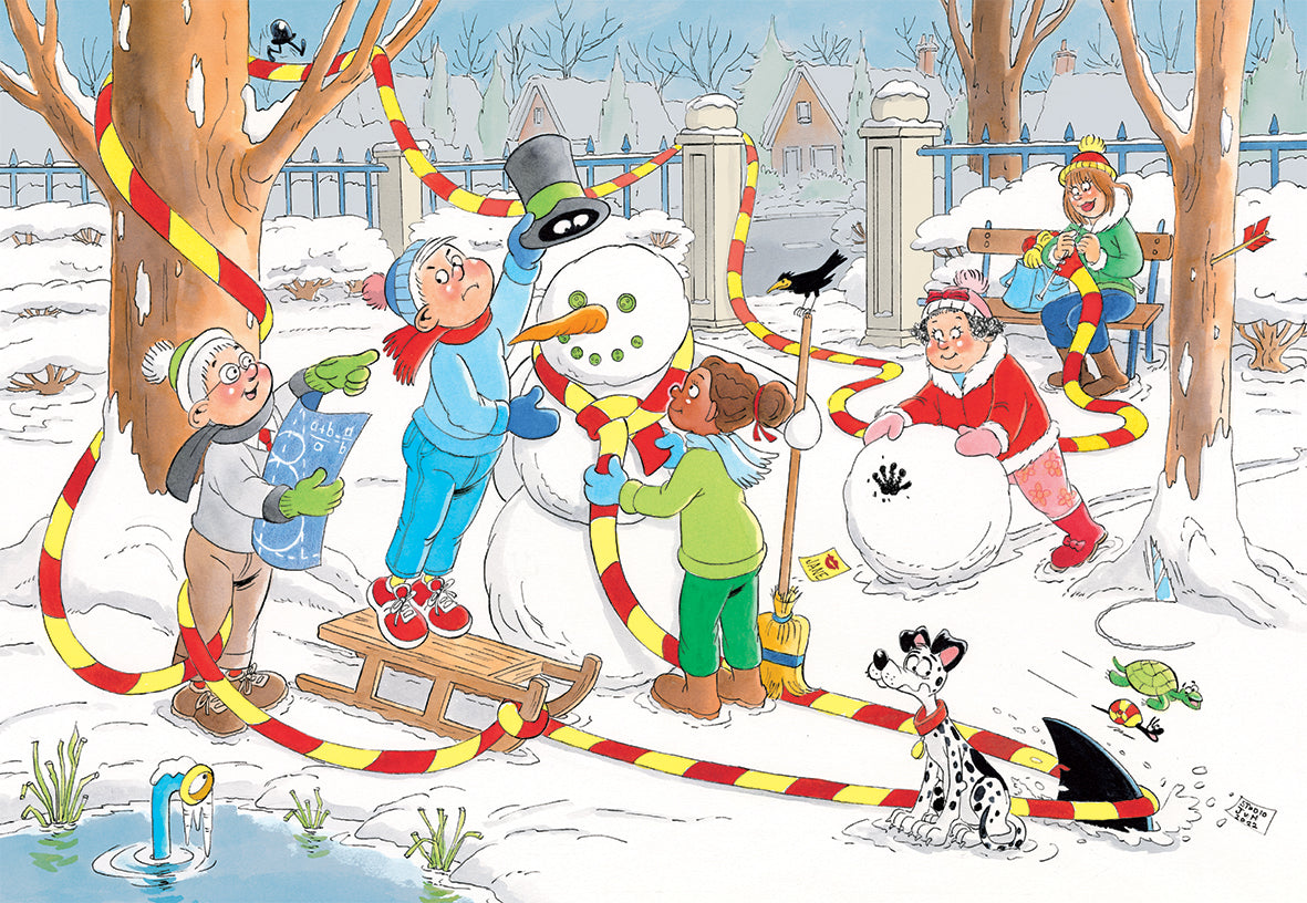 De Sneeuwpop  | Jan van Haasteren Junior 10 | 150 stuks