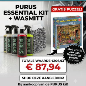 Essential Kit + Microfiber washmitt +  Gratis Jan van Haaasteren Oltimers, de Vrijgezel